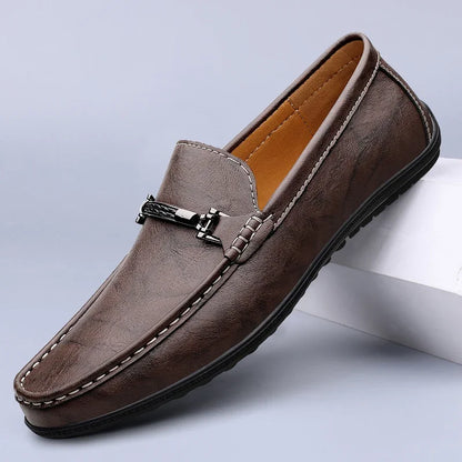 Valentino Leather Loafers